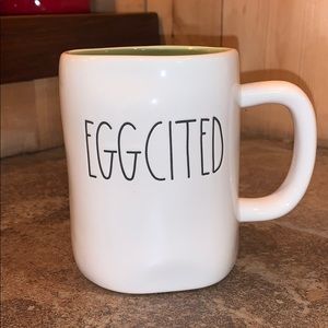 Rae Dunn “Eggcited” Mug